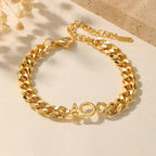 Pulseira Cuban Personalizada com Iniciais - Wulgor