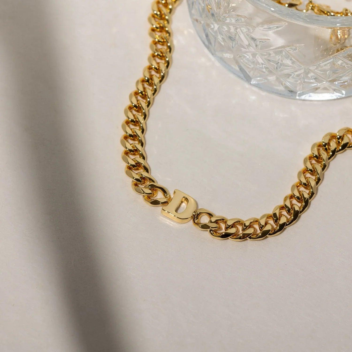 Choker Cuban Personalizado com Iniciais - Wulgor