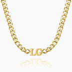 Choker Cuban Personalizado com Iniciais - Wulgor