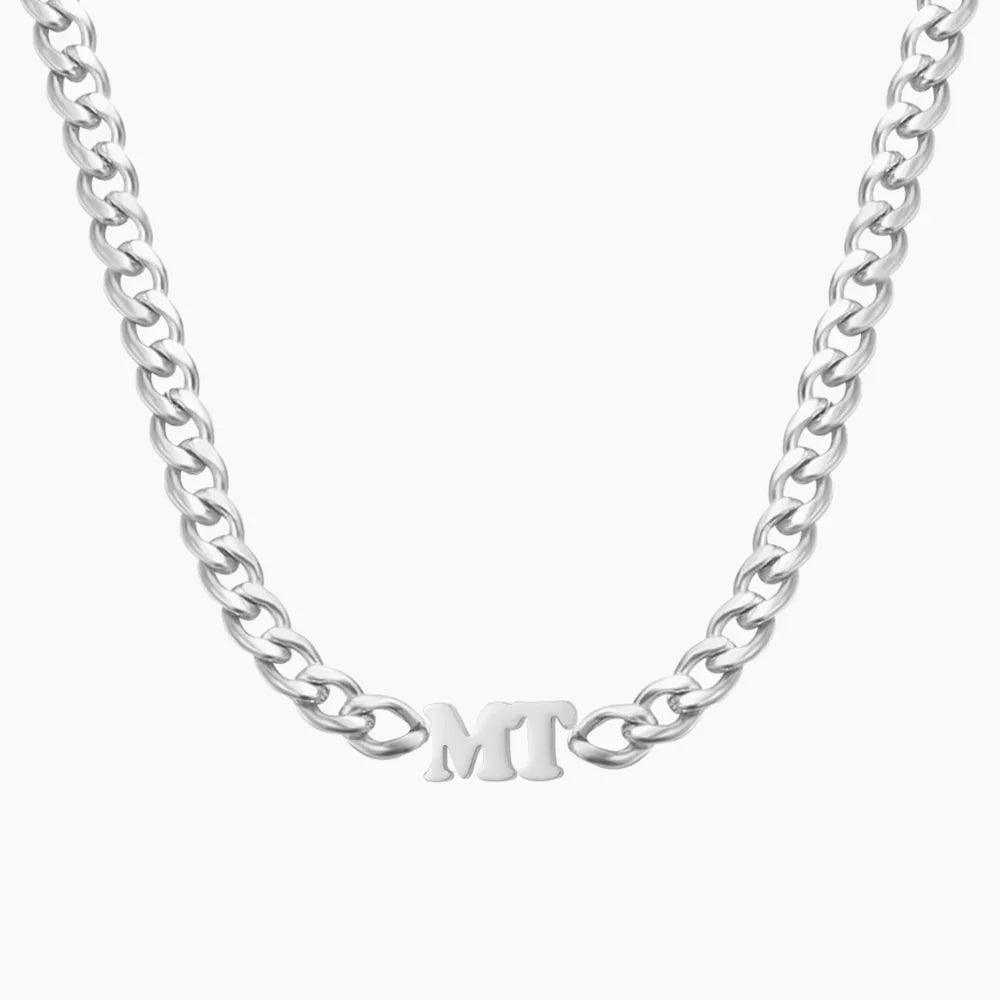 Choker Cuban Personalizado com Iniciais - Wulgor