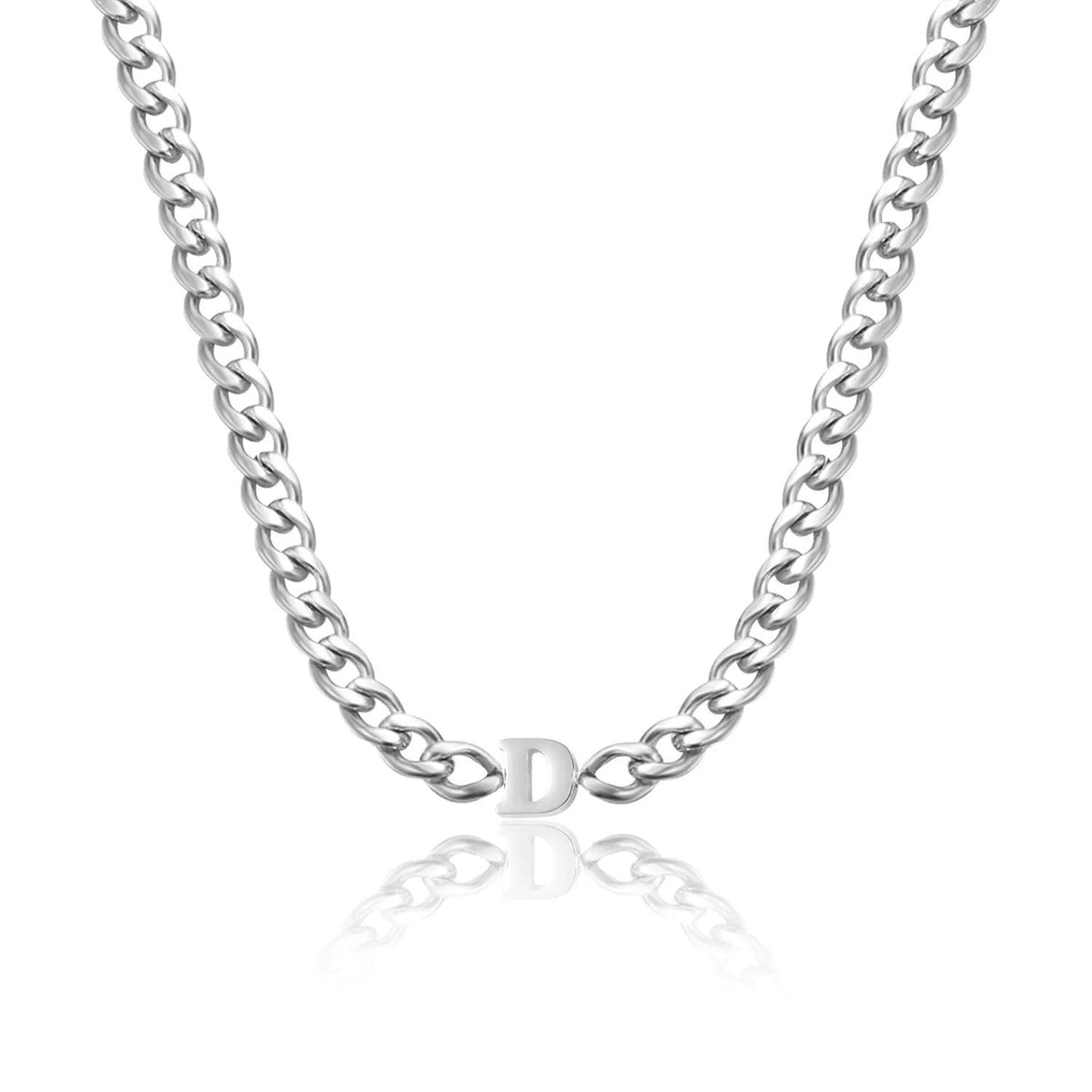 Choker Cuban Personalizado com Inicial - Wulgor