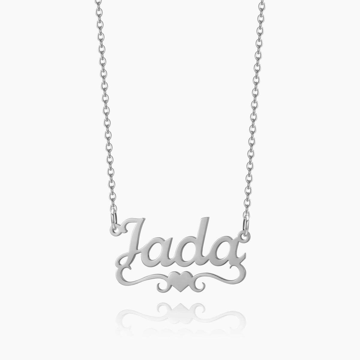 Colar Personalizado com Nome e Coração - Wulgor