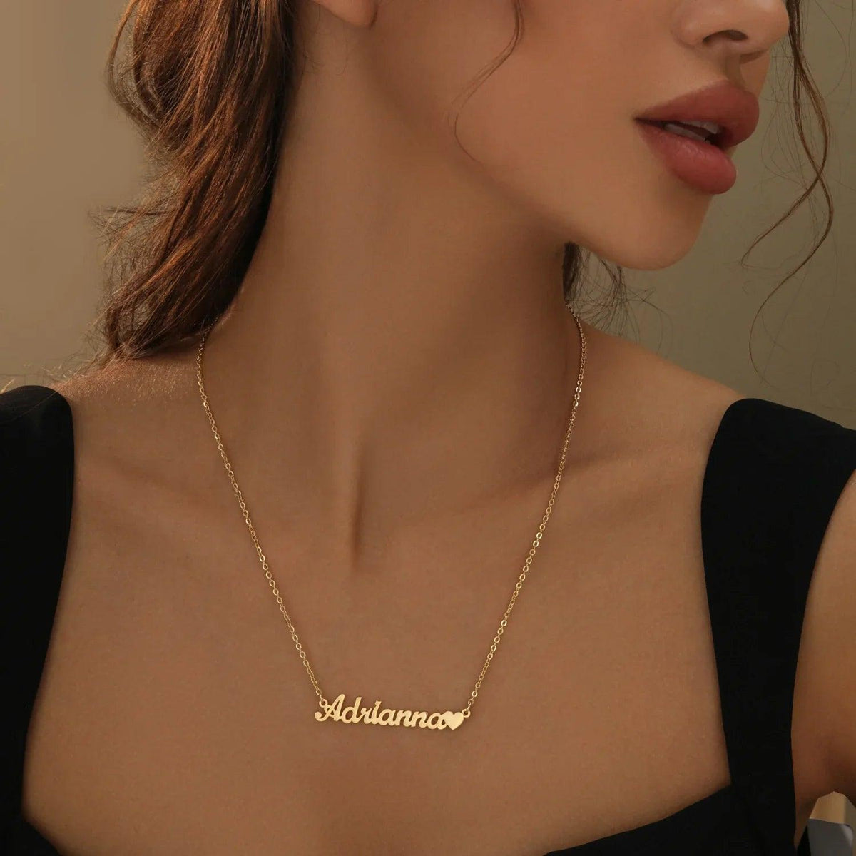 Colar Personalizado com Nome e Coração - Wulgor