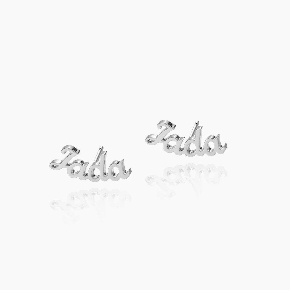 Brincos de Espiga Personalizados com Nome - Wulgor
