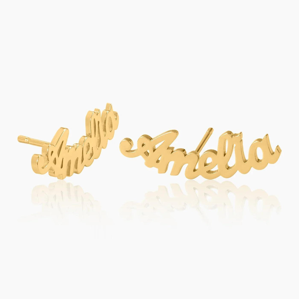Brincos de Espiga Personalizados com Nome - Wulgor