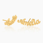Brincos de Espiga Personalizados com Nome - Wulgor