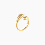 Anel Aberto Twist Drop - Wulgor