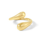 Anel Aberto Twist Drop - Wulgor