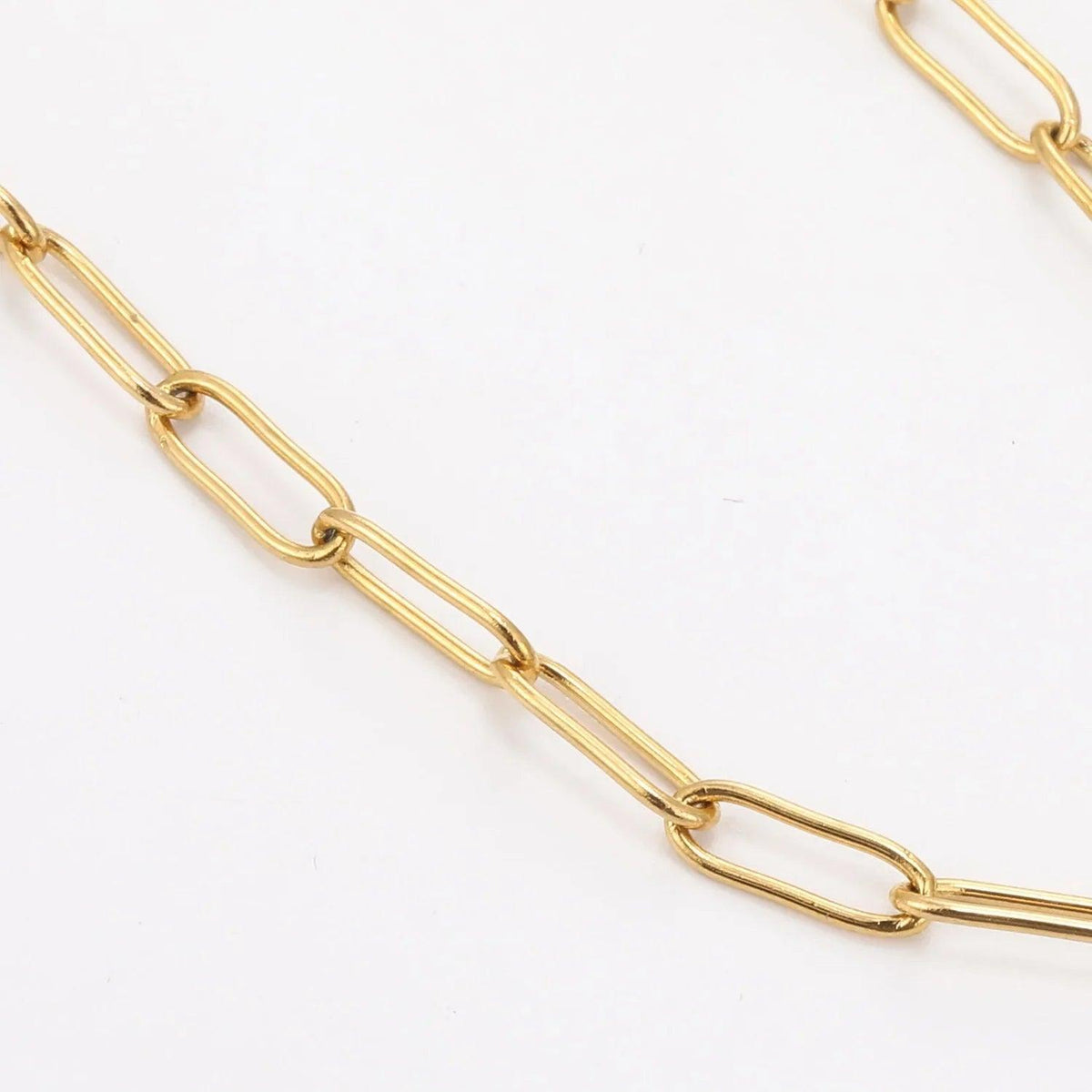 Pulseira Corrente Paperclip 4mm - Wulgor