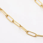 Pulseira Corrente Paperclip 4mm - Wulgor