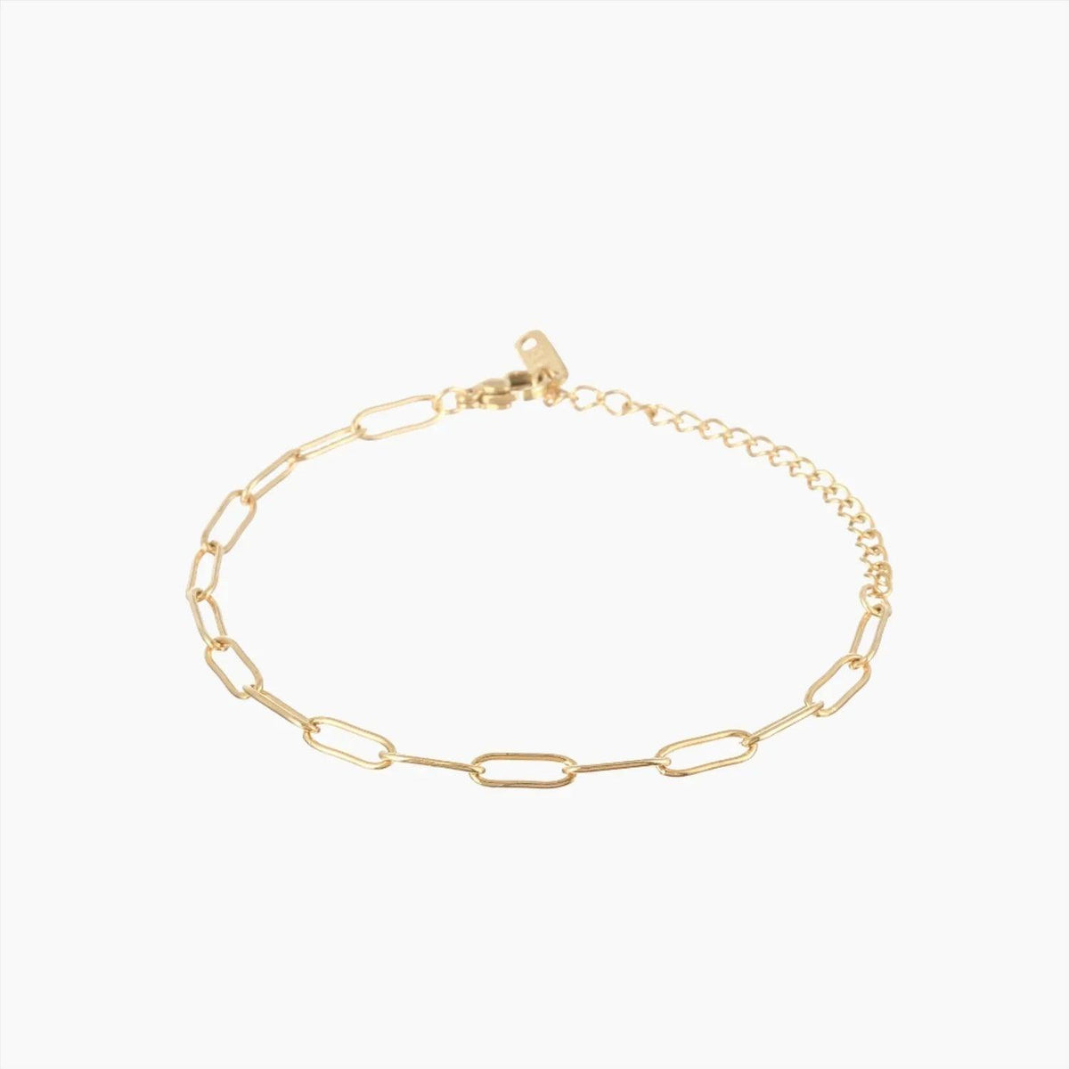 Pulseira Corrente Paperclip 4mm - Wulgor