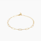 Pulseira Corrente Paperclip 4mm - Wulgor
