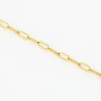 Pulseira Corrente Paperclip 4mm - Wulgor