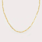 Colar Corrente Paperclip 3mm - Wulgor