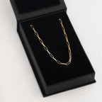 Colar Corrente Paperclip 3mm - Wulgor