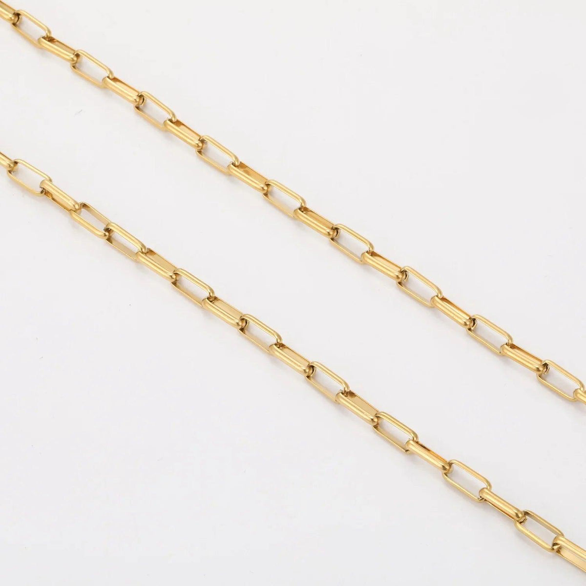 Colar Corrente Paperclip 3mm - Wulgor