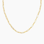 Colar Corrente Paperclip 3mm - Wulgor