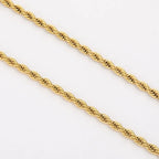 Colar Corrente Rope 4mm - Wulgor