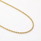 Colar Corrente Rope 4mm - Wulgor