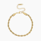 Pulseira Corrente Rope 4mm - Wulgor