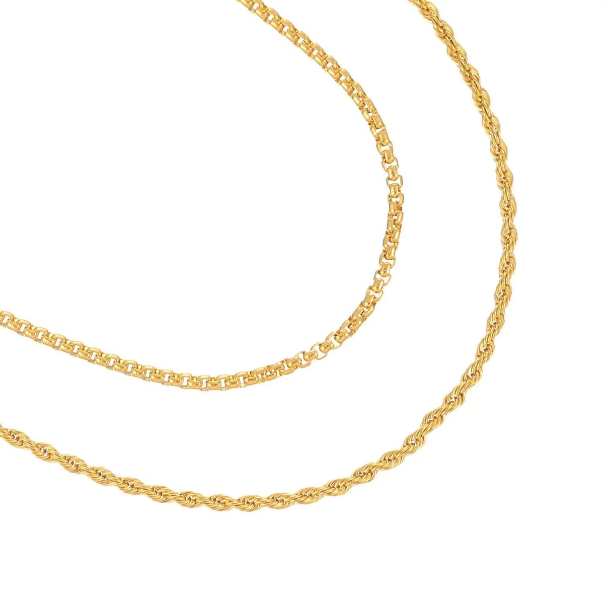 Conjunto de Pulseiras Rope e Link - Wulgor