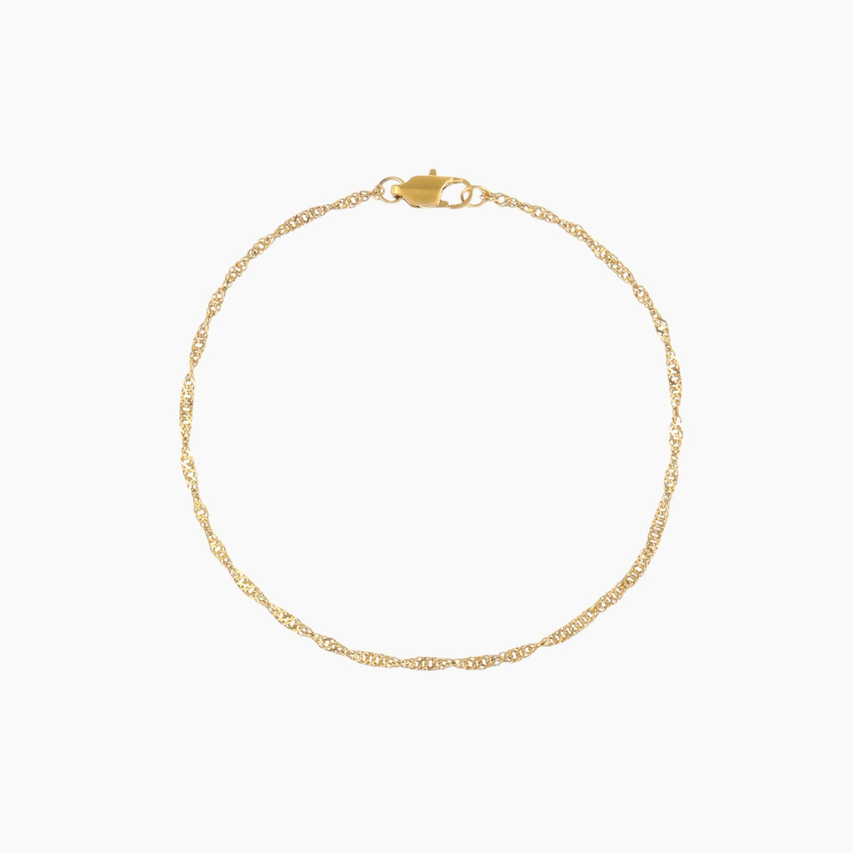 Pulseira de Tornozelo Corrente Singapore - Wulgor