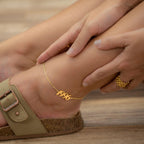 Pulseira de Tornozelo Personalizada com Ano - Wulgor