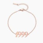 Pulseira de Tornozelo Personalizada com Ano - Wulgor
