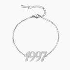 Pulseira de Tornozelo Personalizada com Ano - Wulgor