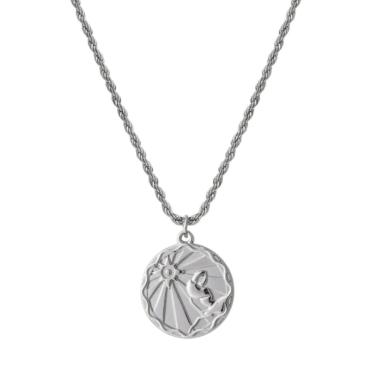 Colar Moeda Signo do Zodíaco em Corrente Rope - Wulgor