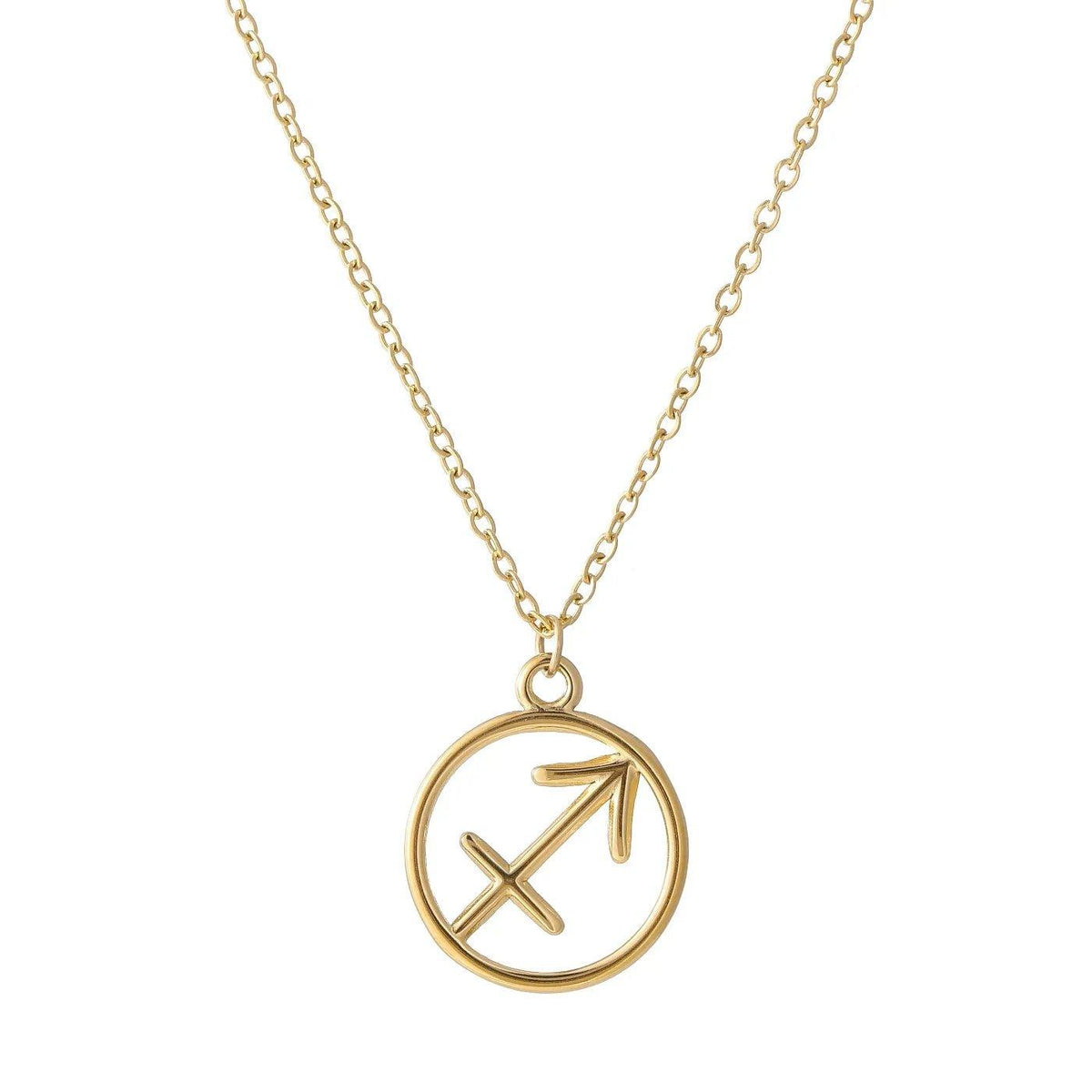 Colar com pingente de signo zodiacal da marca Wulgor, com símbolo do signo astrológico em destaque.