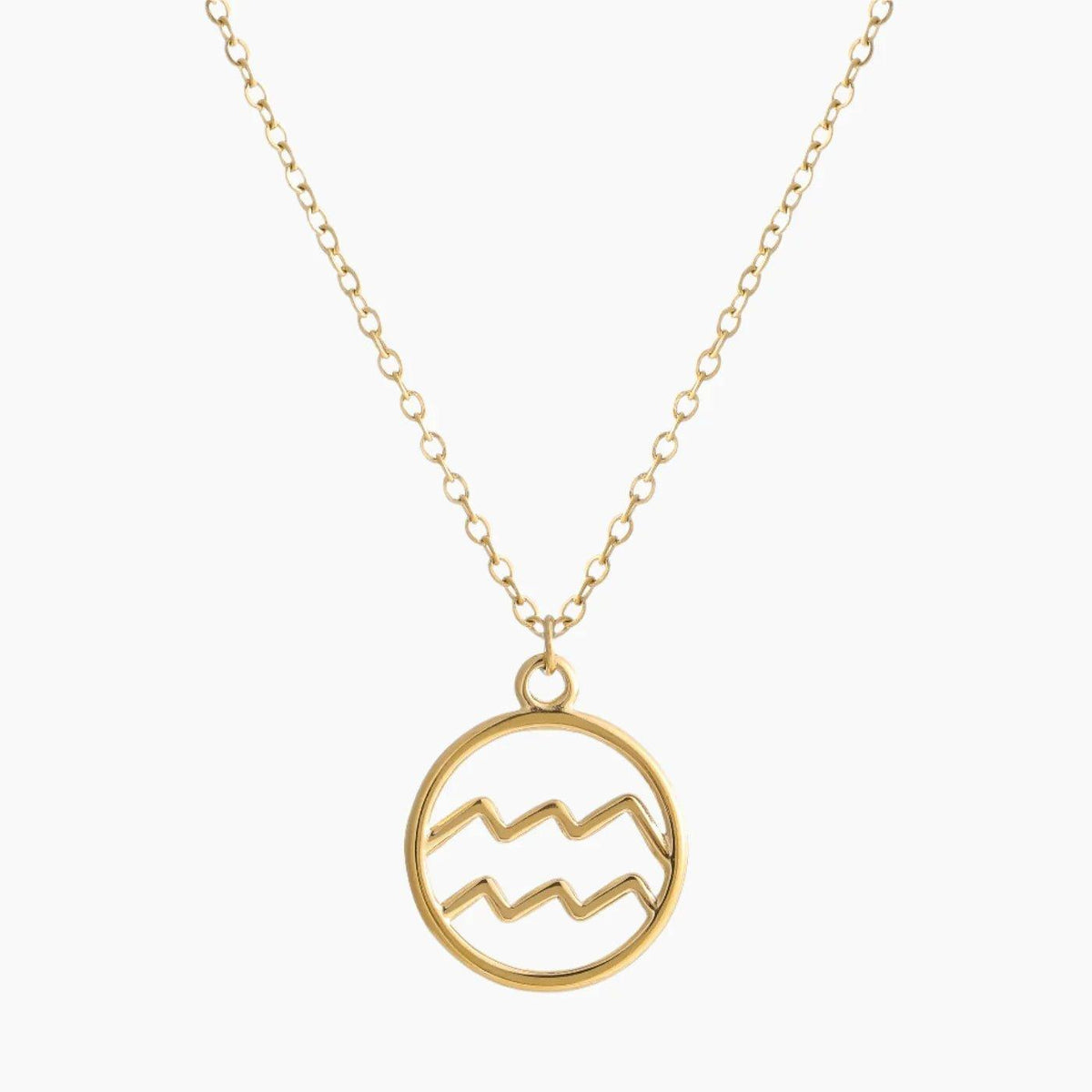 Colar com pingente de signo zodiacal da Wulgor, peça de joalheria com símbolo astrológico em destaque, para uso diário.