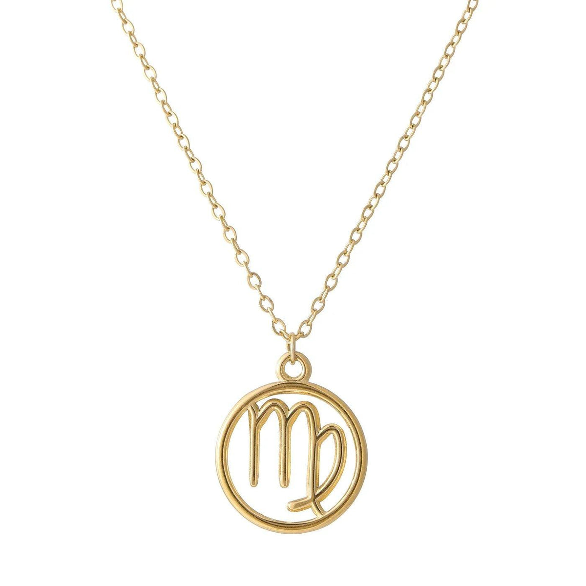 Colar com pingente de signo zodiacal da marca Wulgor, mostrando o pingente com símbolo astrológico.